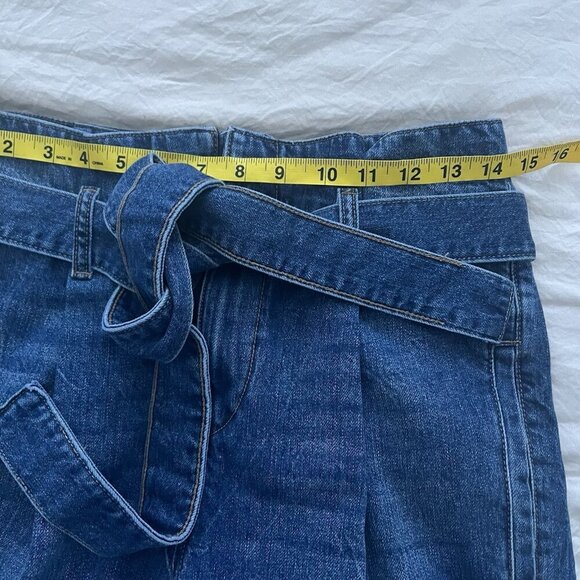 DL1961 26 Waist Susie High Rise Tapered Paperbag Jeans Raw Hem - Picture 8 of 10